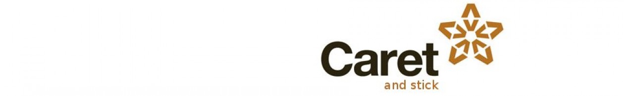 caret and stick